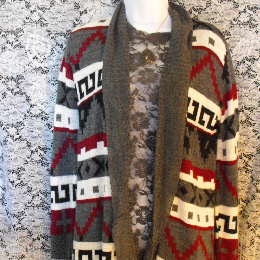 Women's Say What Open Sweater Small